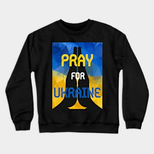 Pray for Ukraine Crewneck Sweatshirt